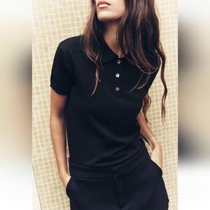 SHORT SLEEVE KNIT POLO SHIRT